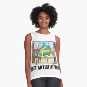 QUIET ARTIST AT WORK Sleeveless Top
