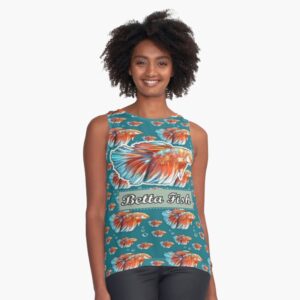 Betta Fish Sleeveless Top