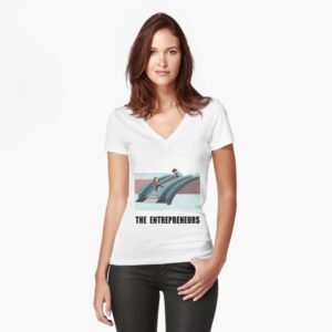 Fitted V-Neck T-Shirt