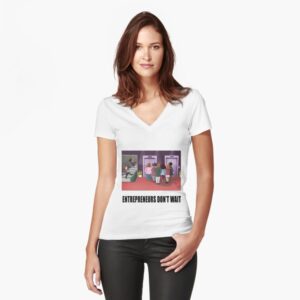 Fitted V-Neck T-Shirt