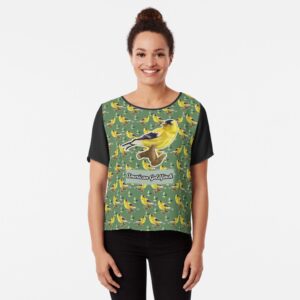 THE AMERICAN GOLDFINCH Chiffon Top