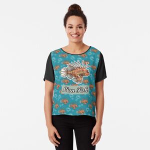 LION FISH DESIGNS Chiffon Top