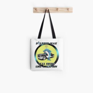 Dolphin Wax Tote Bag