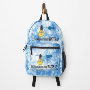 TIE DYE ELECTRICIANS ALWAYS KNOW WATTS UP Backpack