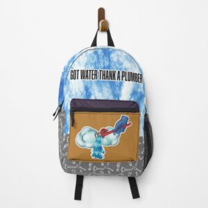 TIE DYE GOT WATER THANK A PLUMBER Backpack