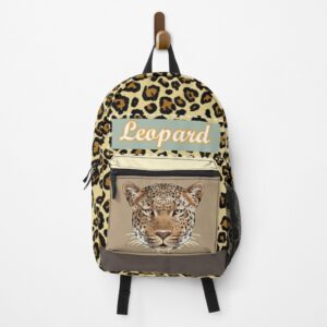 Leopard Themed Apparel and Accessories Backpack