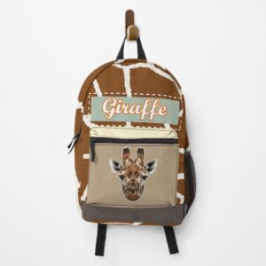 Giraffe Themed Attire Backpack