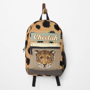 Cheetah Themed Attire and Accessories Backpack