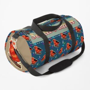 SCARLET TANAGER BIRD Duffle Bag
